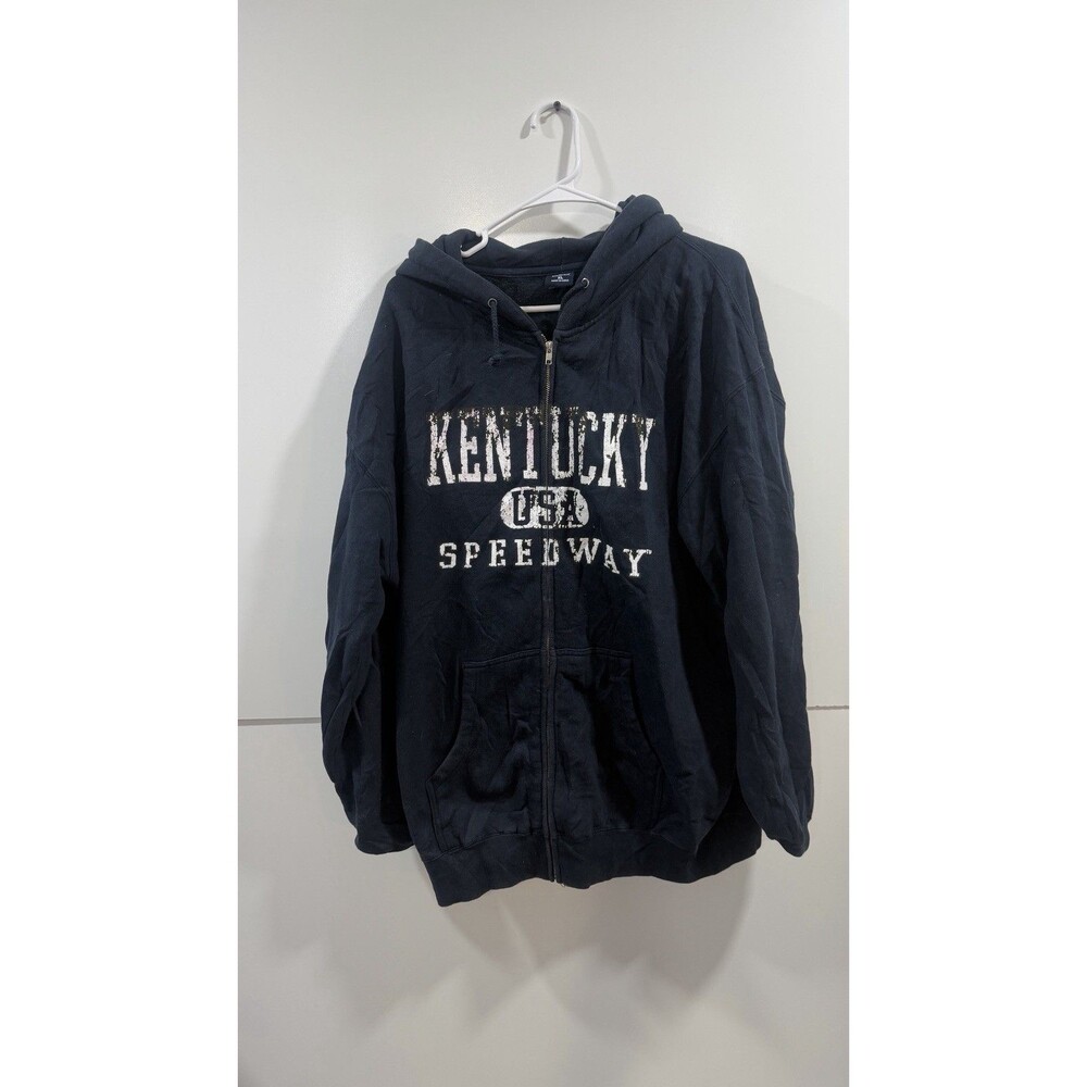 Kentucky Speedway Hoodie Full Zip Size XL Y2K